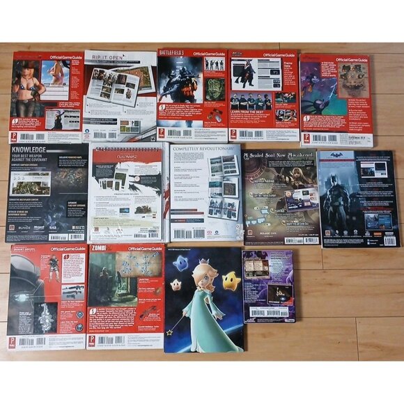 Video Game Strategy Guides Lot of 14 - Mario Galaxy, Halo, Tekken, Disgaea, Etc - Picture 2 of 11